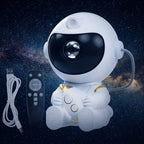 White Astronaut Star Projector with remote and USB 